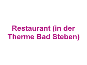 Aquamarin - Bistro & Restaurant (in der Therme Bad Steben) Logo