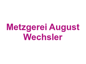 Metzgerei August Wechsler Logo