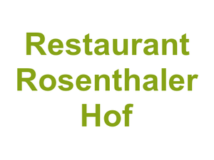 Restaurant Rosenthaler Hof Logo
