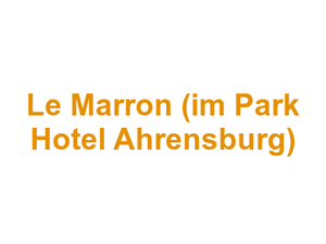 Le Marron (im Park Hotel Ahrensburg) Logo