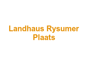 Landhaus Rysumer Plaats Logo