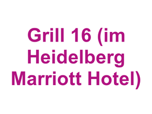 Grill 16 (im Heidelberg Marriott Hotel) Logo