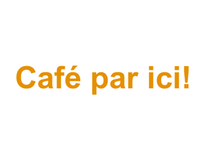 Café par ici! Logo