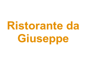 Ristorante da Giuseppe Logo