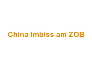 China Imbiss am ZOB Logo