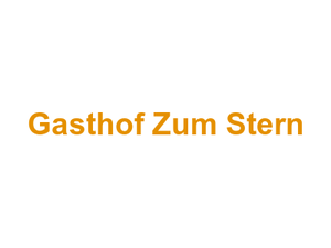 Gasthof Zum Stern Logo