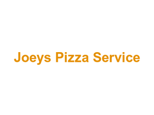 Joeys Pizza Service Logo