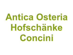 Antica Osteria Hofschänke Concini Logo