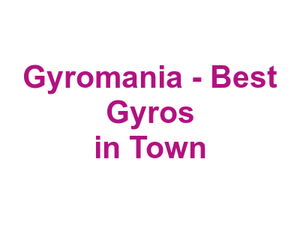 Gyromania - Best Gyros in Town Logo