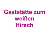 Gaststätte zum weißen Hirsch Logo