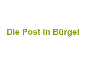 Die Post in Bürgel Logo
