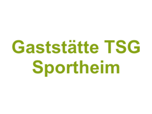 Gaststätte TSG Sportheim Logo