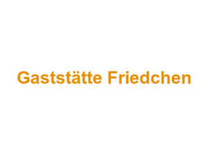 Gaststätte Friedchen Logo