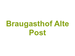 Braugasthof Alte Post Logo