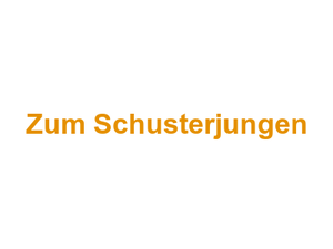 Zum Schusterjungen Logo