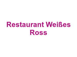 Restaurant Weißes Ross Logo