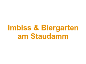 Imbiss & Biergarten am Staudamm Logo