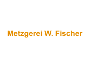 Metzgerei W. Fischer Logo