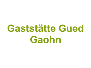 Gaststätte Gued Gaohn Logo