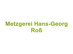 Metzgerei Hans-Georg Roß Logo