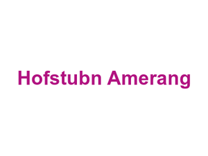 Hofstub'n Amerang Logo