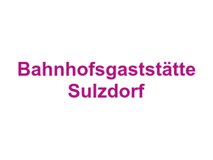Bahnhofsgaststätte Sulzdorf Logo