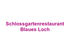 Schlossgartenrestaurant Blaues Loch Logo
