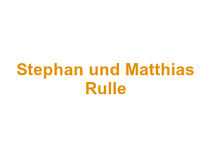 "Brauhaus Stephanus" Stephan und Matthias Rulle Logo