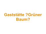 Gaststätte „Grüner Baum“ Logo