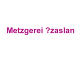 Metzgerei zaslan Logo