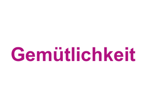 Gemütlichkeit Logo