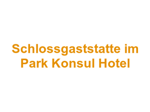 Schlossgaststatte im Park Konsul Hotel Logo