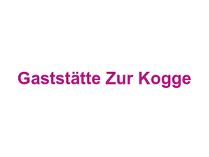 Gaststätte Zur Kogge Logo