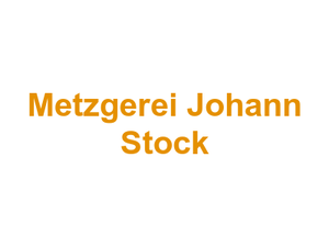 Metzgerei Johann Stock Logo