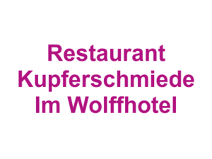 Restaurant Kupferschmiede Im Wolffhotel Logo