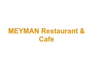 MEYMAN Restaurant & Cafe Logo
