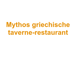 Mythos griechische taverne-restaurant Logo