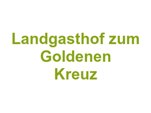 Landgasthof zum Goldenen Kreuz Logo