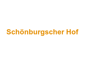 Schönburg'scher Hof Logo