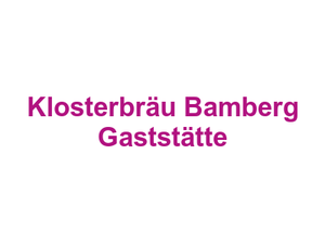 Klosterbräu Bamberg Gaststätte Logo