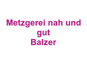 Metzgerei nah und gut Balzer Logo