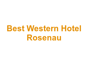 Best Western Hotel Rosenau Logo