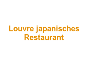 Louvre japanisches Restaurant Logo