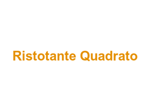 Ristotante Quadrato Logo