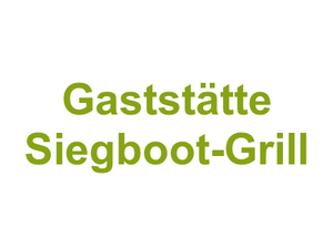 Gaststätte Siegboot-Grill Logo
