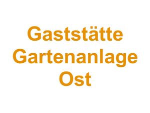 Gaststätte Gartenanlage Ost Logo