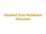 Gasthof Zum Goldenen Hirschen Logo