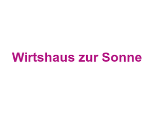 Wirtshaus zur Sonne Logo