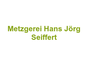 Metzgerei Hans Jörg  Seiffert Logo