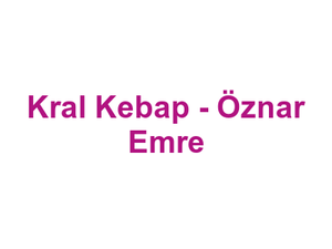 Kral Kebap - Öznar Emre Logo